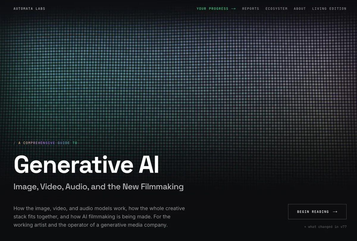 Generative AI: The 2026 Field Guide cover